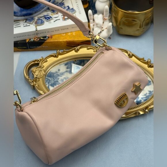 🆕 CHIARA FERRAGNI 🧿 NWOT Nude Borsa A Spalla Shoulder Bag - Picture 13 of 14